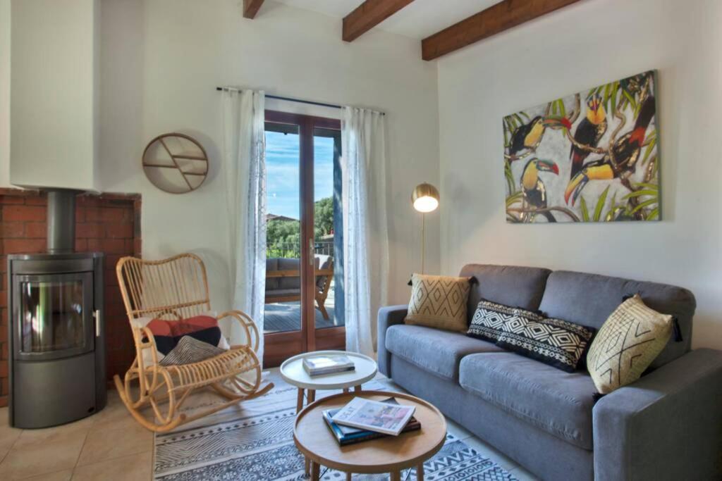Villa Bodri, Maison En Pierre Avec Vue Mer Et Piscine Chauffee LʼÎle-Rousse Exteriör bild
