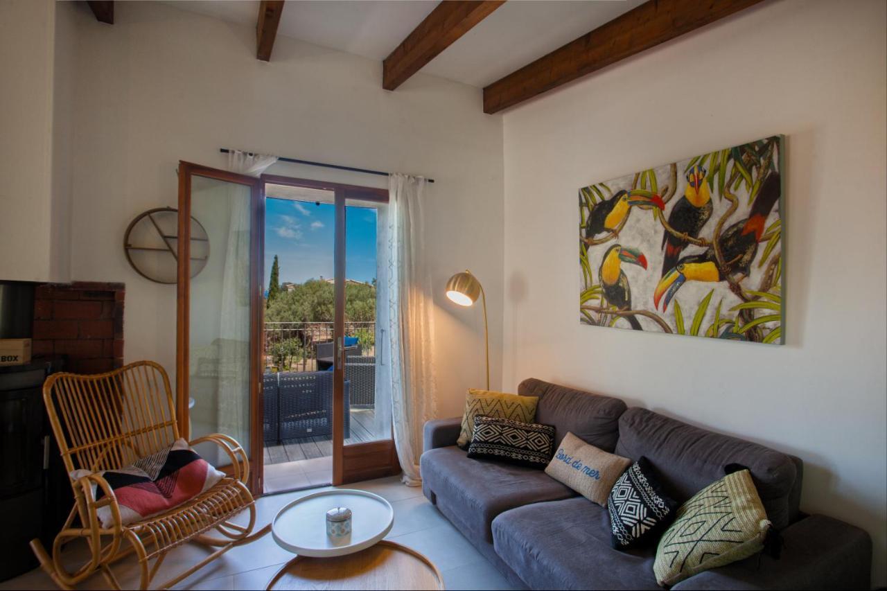 Villa Bodri, Maison En Pierre Avec Vue Mer Et Piscine Chauffee LʼÎle-Rousse Exteriör bild